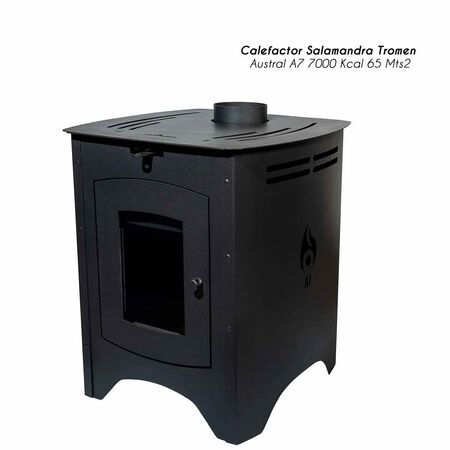 Calefactor Salamandra Tromen Austral A7 7000 Kcal 65 Mts2