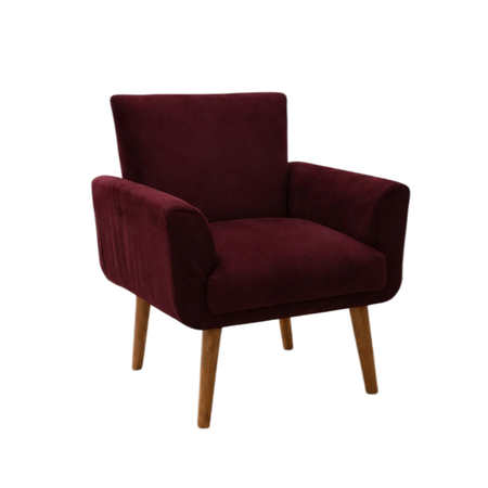 Sillon matera Klyara color bordo