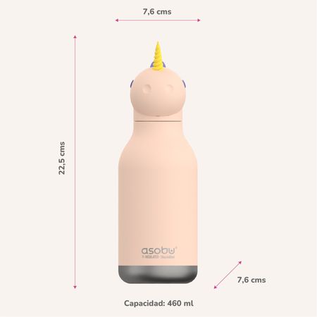 Botella Asobu Bestie 460 ml - Unicorn