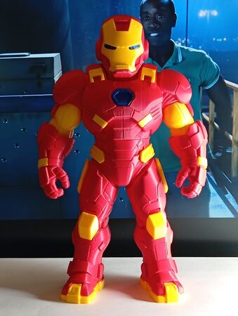 IMPRESION 3D DECORATIVA COLECCIONABLE -CHIBI FAN ART- IRONMAN (4410032)