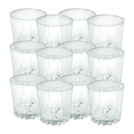 Set x 12 Vasos Copas Tragos Agua Whisky Vidrio Pasabahce 