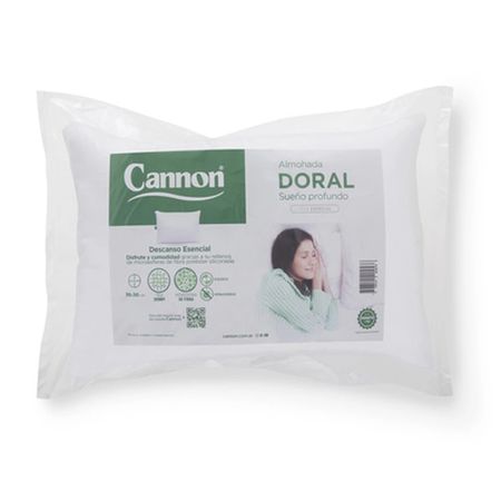 Almohada Cannon Doral Siliconada 90x50x16