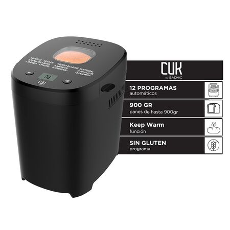 Máquina De Pan Automática CUK By Gadnic 12 Programas 550W