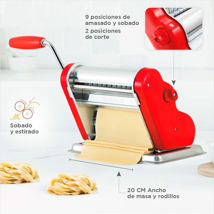 Pastalinda Maquina Clasica 200 Roja Color Rojo - Vista 3