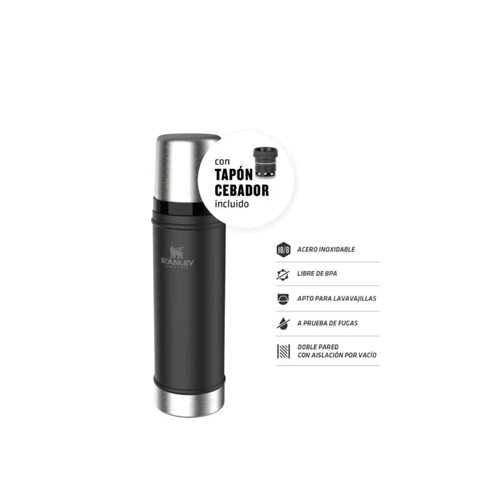 TERMO STANLEY 0.59L CLÁSICO 2.0 (C:NEGRO) - Vista 3