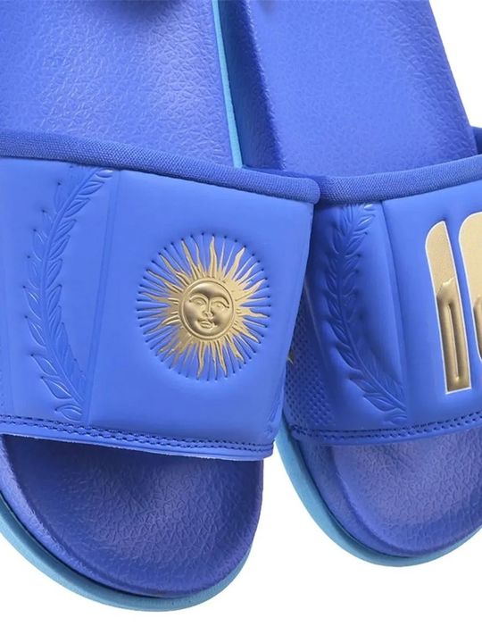 Ojotas Bagunza Argentina 10 Suplente Kids Niños Moda Azul - Vista 4