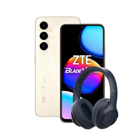 Combo ZTE V80 Max 4+256GB Dorado + Auriculares Hune Over-ear Bluetooth