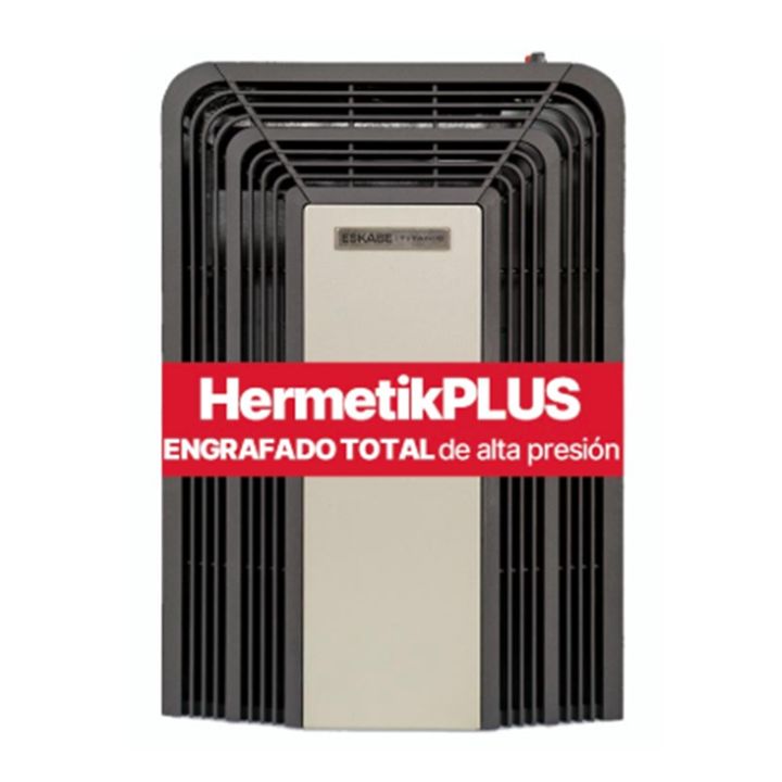 CALEFACTOR ESKABE TIRO BALANCEADO 2.0 MULTIGAS TITANIUM C/TERMOSTATO Y AROMATIZADOR - 91774 - Vista 1