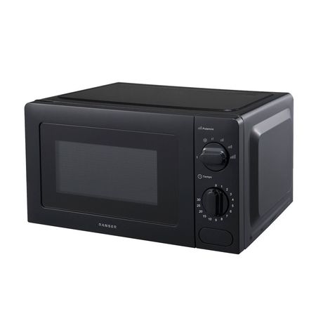 Microondas mecanico 20 Lts 700W Ranser Roma MO-1701M Color Negro