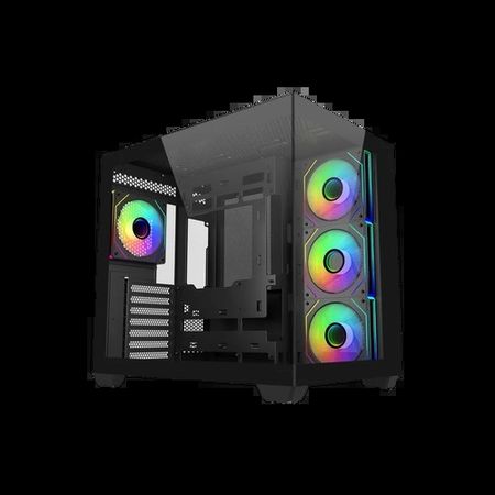 Gabinete Cooler Master Elite 681 Mid Tower Tempered Glass Sin Fuente
