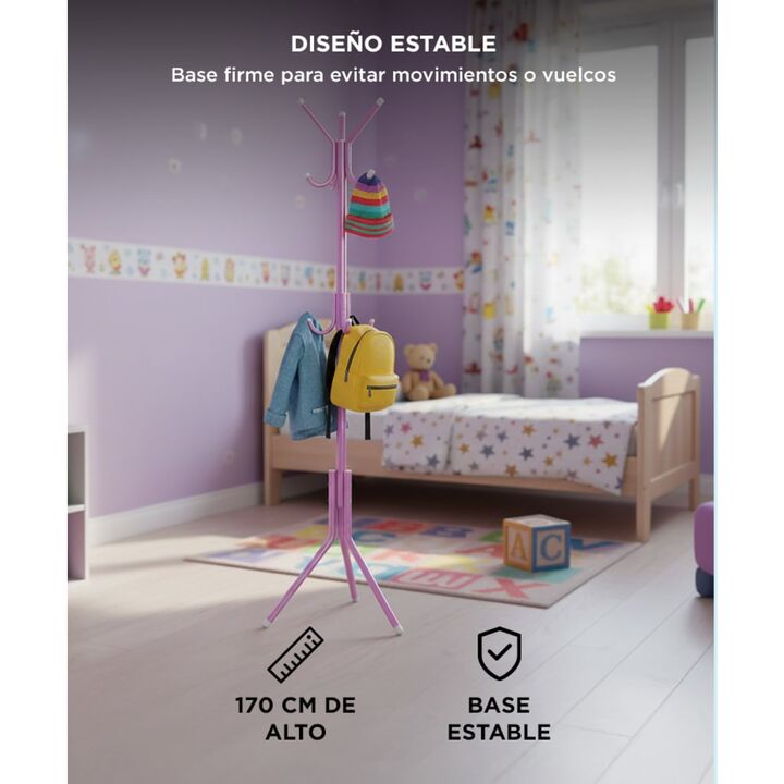 Perchero Negro Gadnic para 12 Prendas - Vista 4