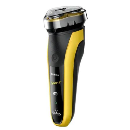 AFEITADORA GAMA GSH986 SPORT INALAMBRICA RECARGABLE USB 3 CABEZALES LAVABLE