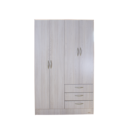 Placard Platinum Plus 4 Puertas 3 Cajones 1004