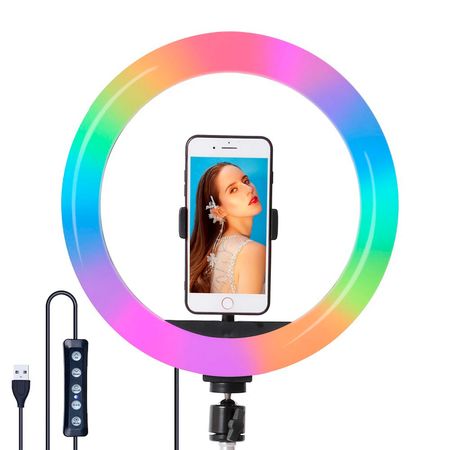 Aro de Luz Gadnic para Selfies Luz LED RGB