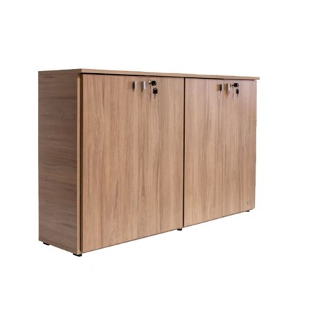 Biblioteca Profesional Baja 4 Puertas Platinum Acacia