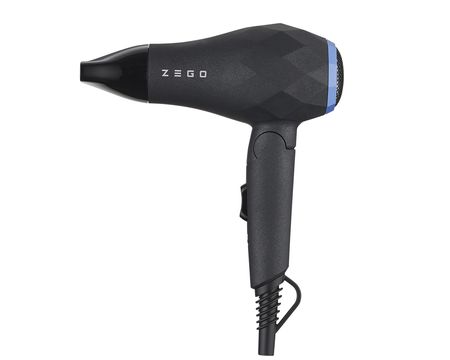 Secador De Pelo Zego Plegable Portátil Chico De Viaje 1000w Color Zbs1000 Negro