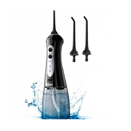 Irrigador Bucal Portatil Nicefeel Inalámbrico 300ml 2 Boquillas Intercambiables 5 Modos