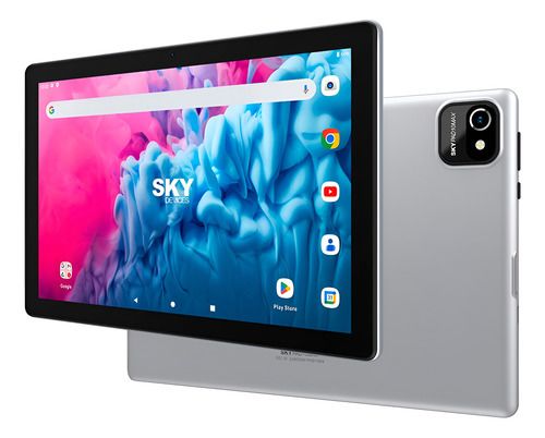 Tablet Sky Pad 10 Max 64gb + 4gb Silver Plateado - Vista 1