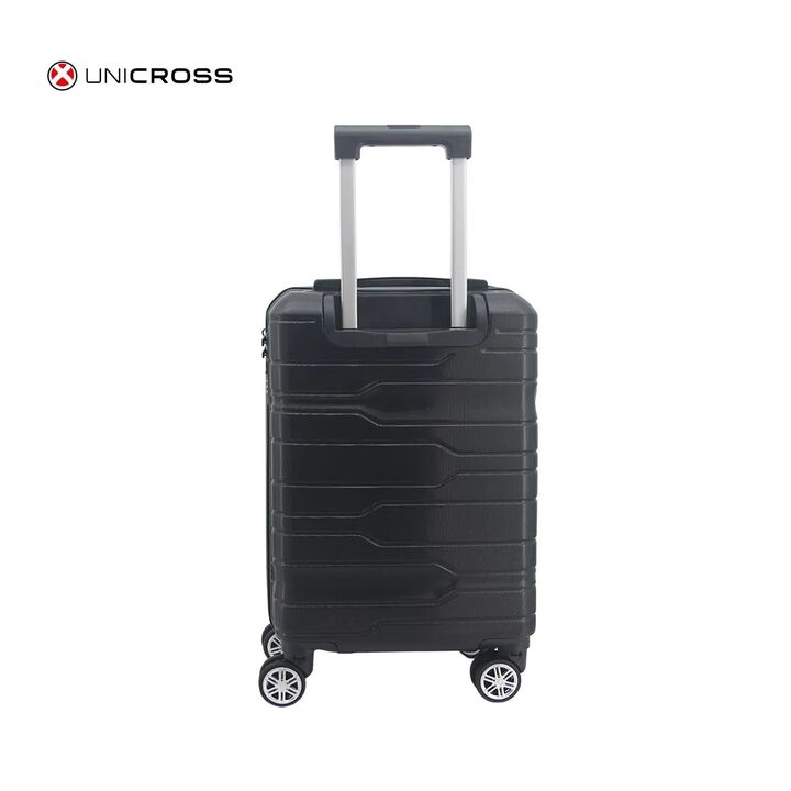 Valija Negra Carry On Unicross ABS 20 Ideal Cabina Ruedas 360° - Vista 3