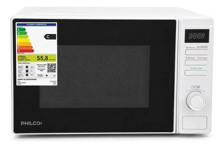 Horno Microondas Philco 20 Lts Digital 700w Blanco