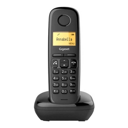Teléfono inalámbrico gigaset a270 negro - negro