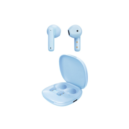 Auricular In Ear Bluetooth Dekkin TWS Flat BT 5.3 Light Blue