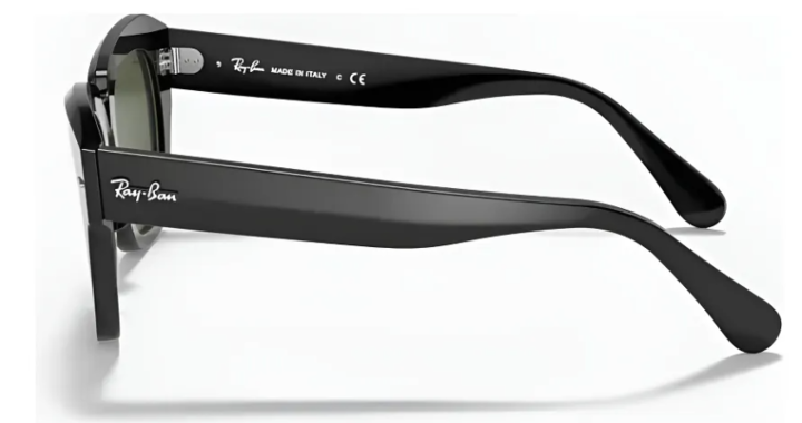 Lentes de Sol Ray Ban RB 2186 State Street Negro - Verde oscuro - Vista 1