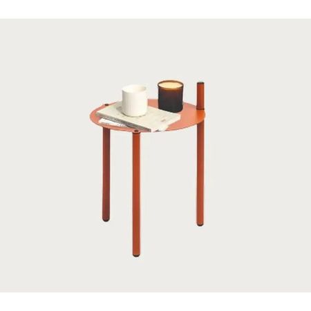 Mesita Auxiliar Iron Matera DS Home 52 x 36 cm Terracota