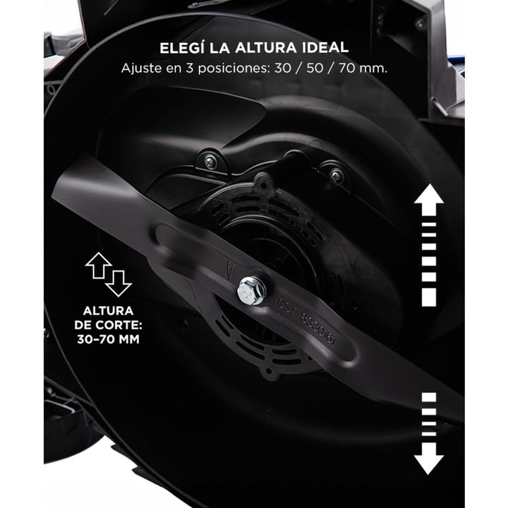 Cortadora de Pasto Gadnic Mower 1300 1200w 30Lts 220v - Vista 5