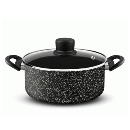 Olla T-Fal Aluminio Antiadherente 4 Litros Linea Stone Effect L2z1c6b81