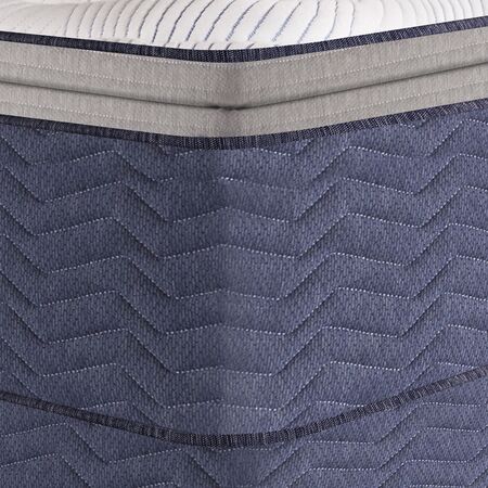Colchon y Sommier Serta Pensilvania 1 Plaza y Media 90x190x32 de Resortes Pocket Con Pillow Inteligente Viscoelastico