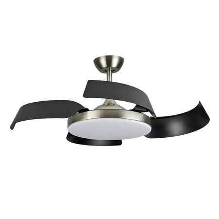 Ventilador De Techo Protalia Retractil Platil