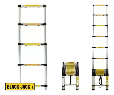 Escalera Telescopica de Aluminio Black Jack 3 -2 Metros