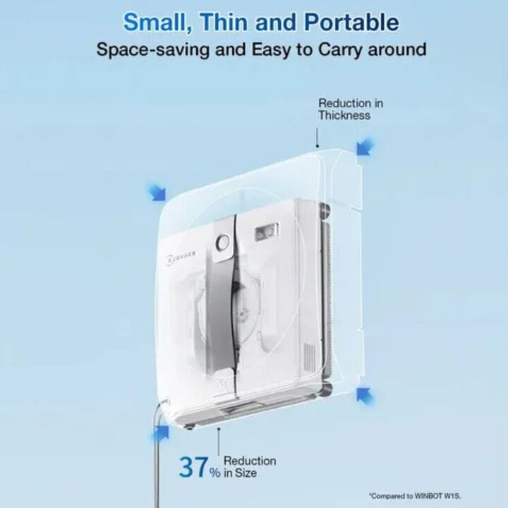 Robot Limpia Vidrios Ecovacs Winbot Mini - Vista 3