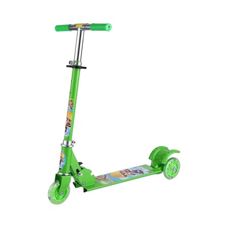 Monopatín infantil plegable Randers Kids Verde