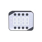 Parlante Redoos Bluetooth y Reloj Digital HS C27