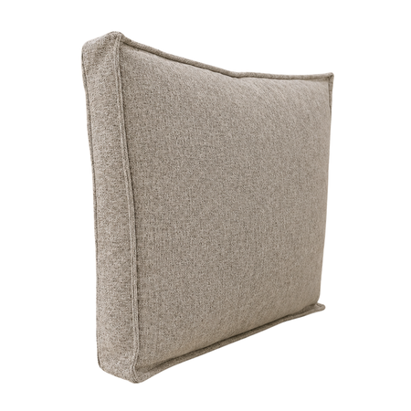 Almohadon Rustico Antidesgarro Algarrobo 50x50x10 Premium decorativo Beige