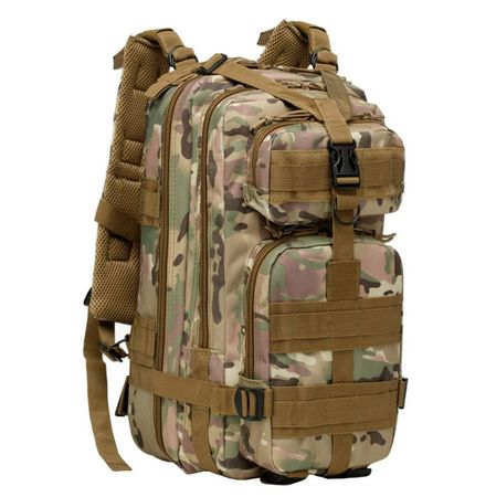 Mochila Táctica Camuflada Gadnic Militar Porta Notebook Compartimentos Varios 45L