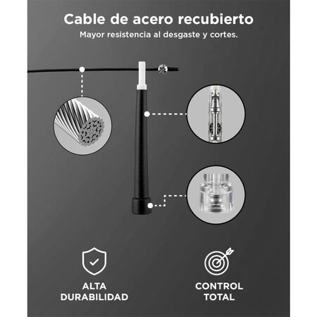 Soga De Saltar Gadnic Speed Rope Metalica