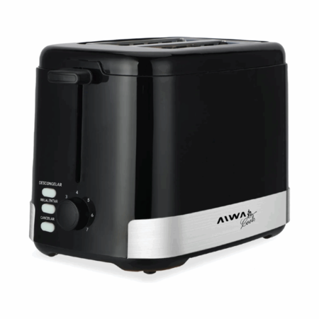 Tostadora Electrica Aiwa 800W Negra
