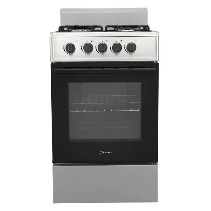 Cocina Siam Multigas 50cm Plata CSI-CN50P - Vista 1