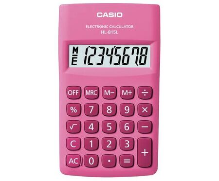 CALCULADORA DE Bolsillo/Compacta CASIO HL-815L-PK 8 Digitos