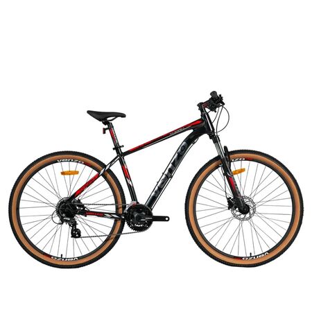 Bicicleta MTB Venzo Thorn Shadow R29 24V Negra/Roja Disco Hidr. Talle M