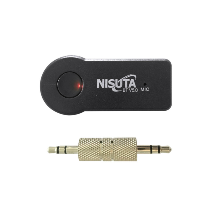 CONVERSOR NISUTA AUDIO 3.5MM A BLUETOOTH (C:NEGRO NSCOSTBL) - Vista 1