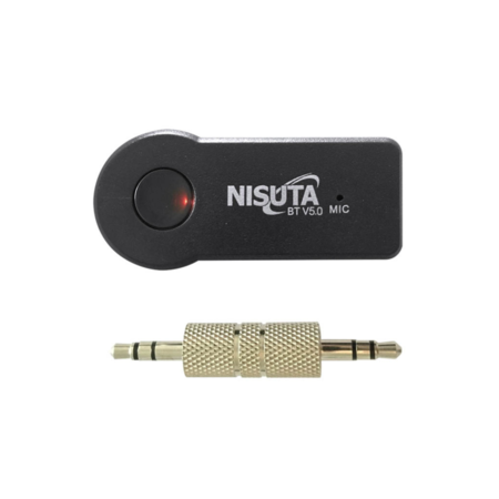 CONVERSOR NISUTA AUDIO 3.5MM A BLUETOOTH (C:NEGRO NSCOSTBL)