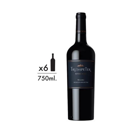 Vino Tinto Trumpeter Clasico Malbec Caja x 6
