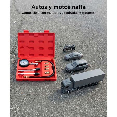 Medidor De Compresión Para Cilindros Gadnic Para Motor