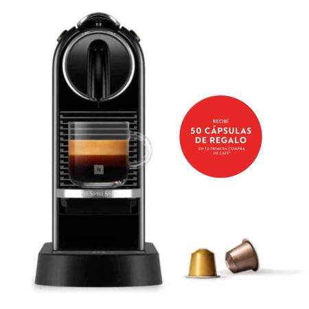 Cafetera Nespresso Citiz Negra D113-AR-BK-NE2