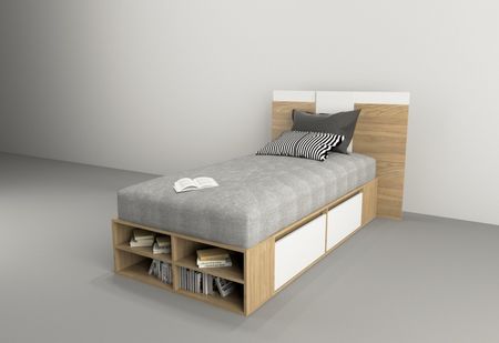 Box Juvenil 0,90m 4 Cajones Olmo F.|everest