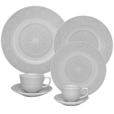 JUEGO VAJILLA X42 PORCELANA DRESS - OXFORD